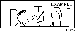 2) Push the under-hood release lever