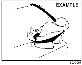 Infant restraint - rear seat only