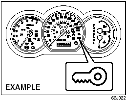 If the keyless start system blue indicator