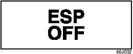 “ESP OFF” Indicator Light