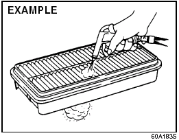 Keep the air cleaner clean