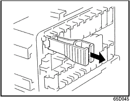 The fuse box is located under the driver’s