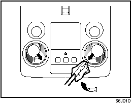 Ceiling-mount type (if equipped)