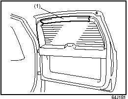 High-mount stop light (if equipped)