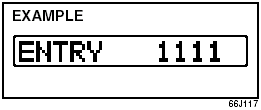 5) Input the same 4-digit number you previously