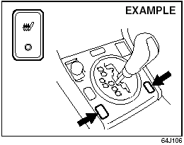 Front Seat Heater (if equipped)